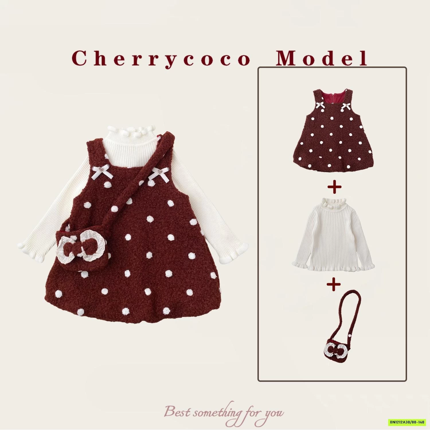 ĐẦM BÍ BÔNG CHẤM BI CHERRYCOCO