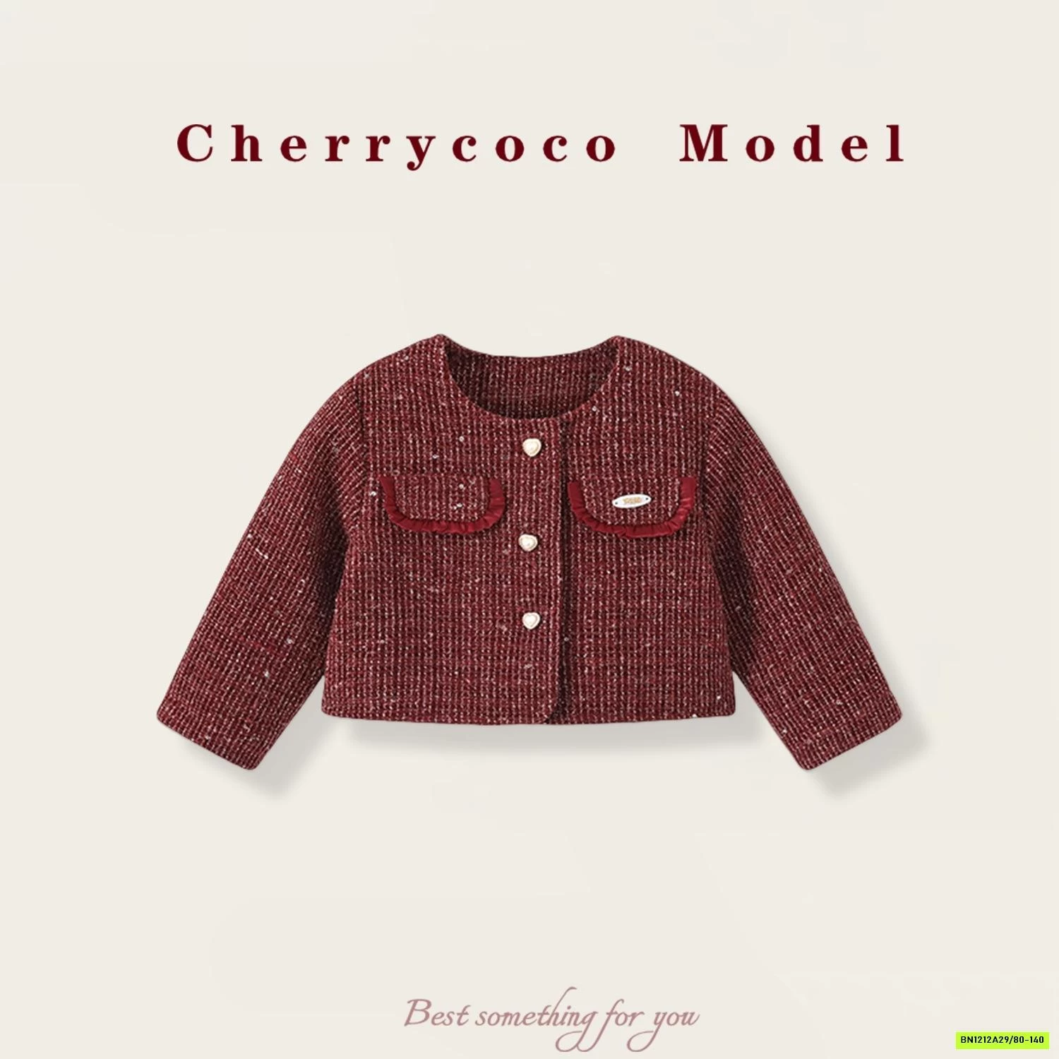 SÉT ĐẦM DẠ KÈM ÁO KHOÁC CHERRYCOCO