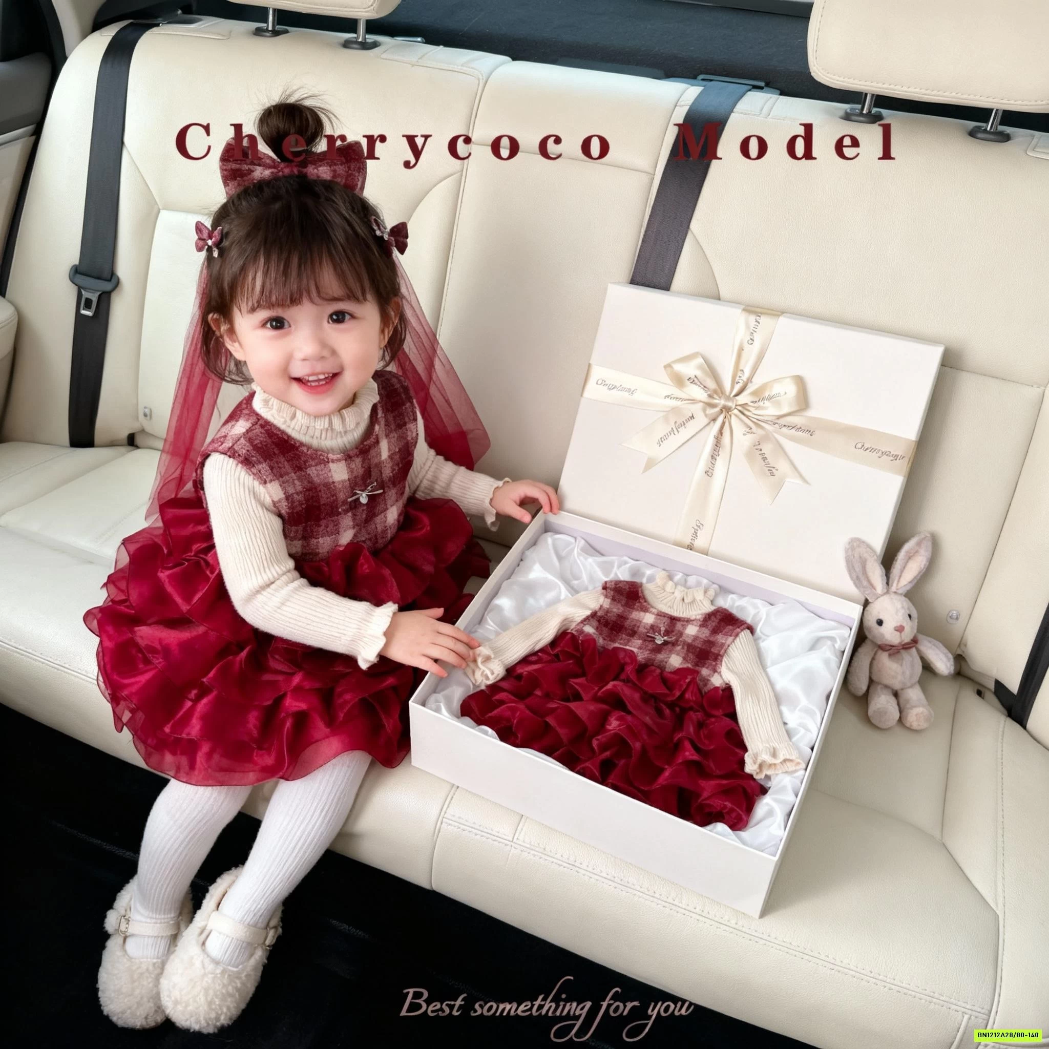 SÉT ĐẦM DẠ ĐỎ TUTU CHERRYOCO