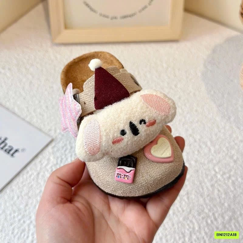 SỤC GIẢ DA LỘN GẮN CHARM GẤU