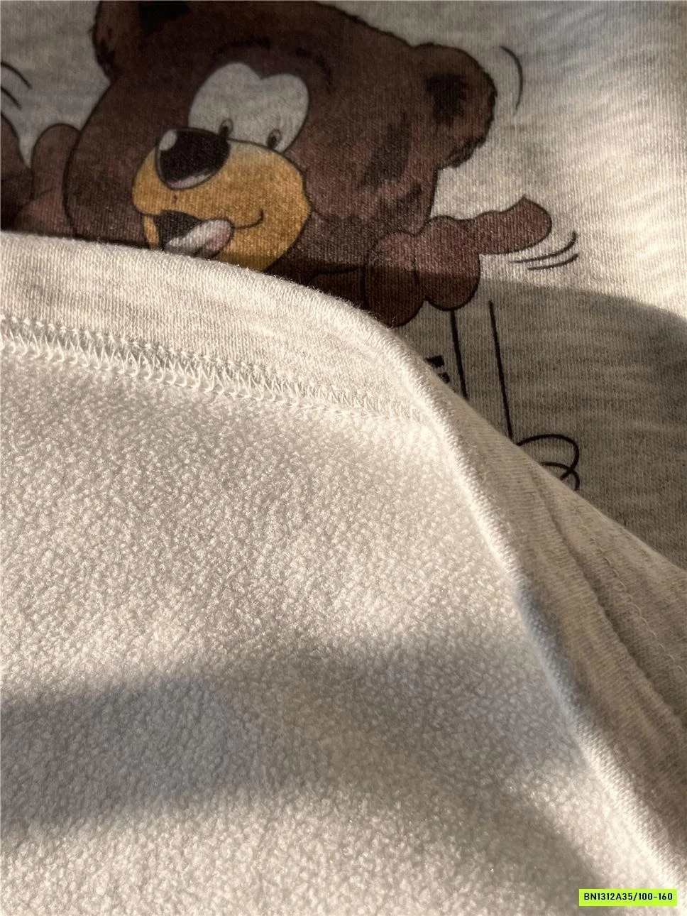 ÁO NỈ LÔNG GẤU GIẢ 2 LỚP SNIDOLS