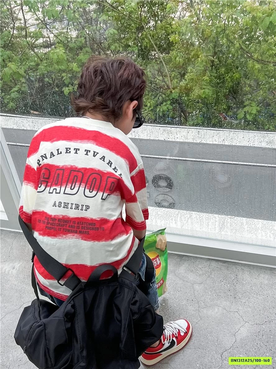 ÁO THUN KẺ TRẮNG ĐỎ SNIDOLS