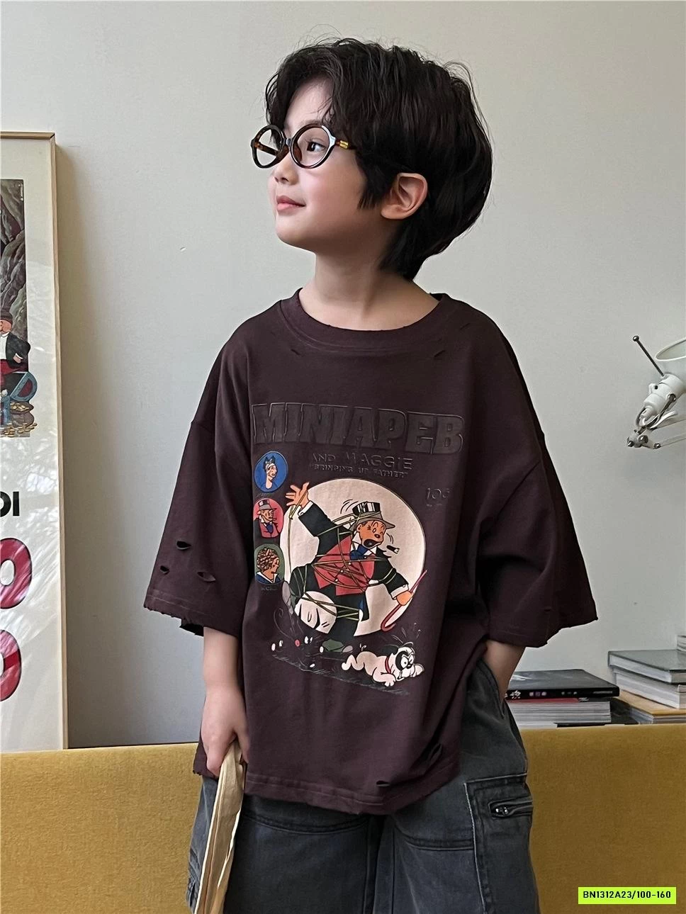 ÁO THUN IN HÌNH RÁCH CÁ TÍNH SNIDOLS