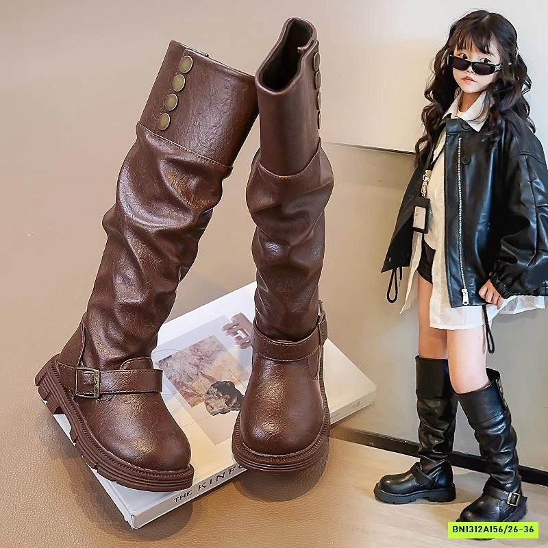 BOOT DA GIẢ NHÚN GẮN CÚC