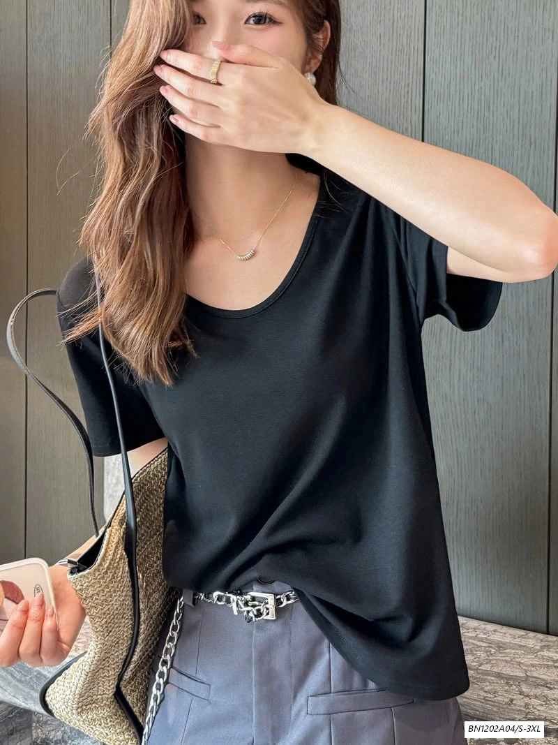 ÁO THUN NGẮN TAY CỔ V