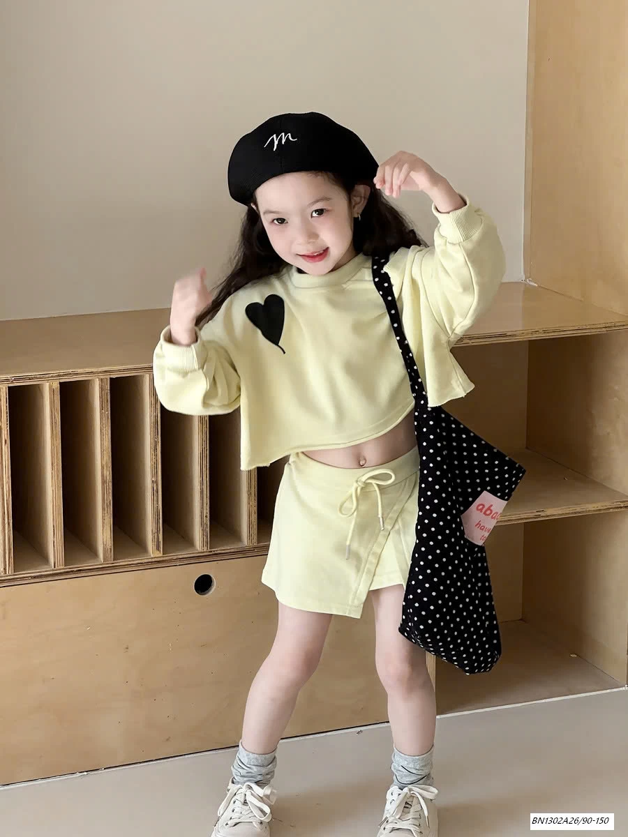 SÉT DA CÁ CROPTOP CV CHỮ A