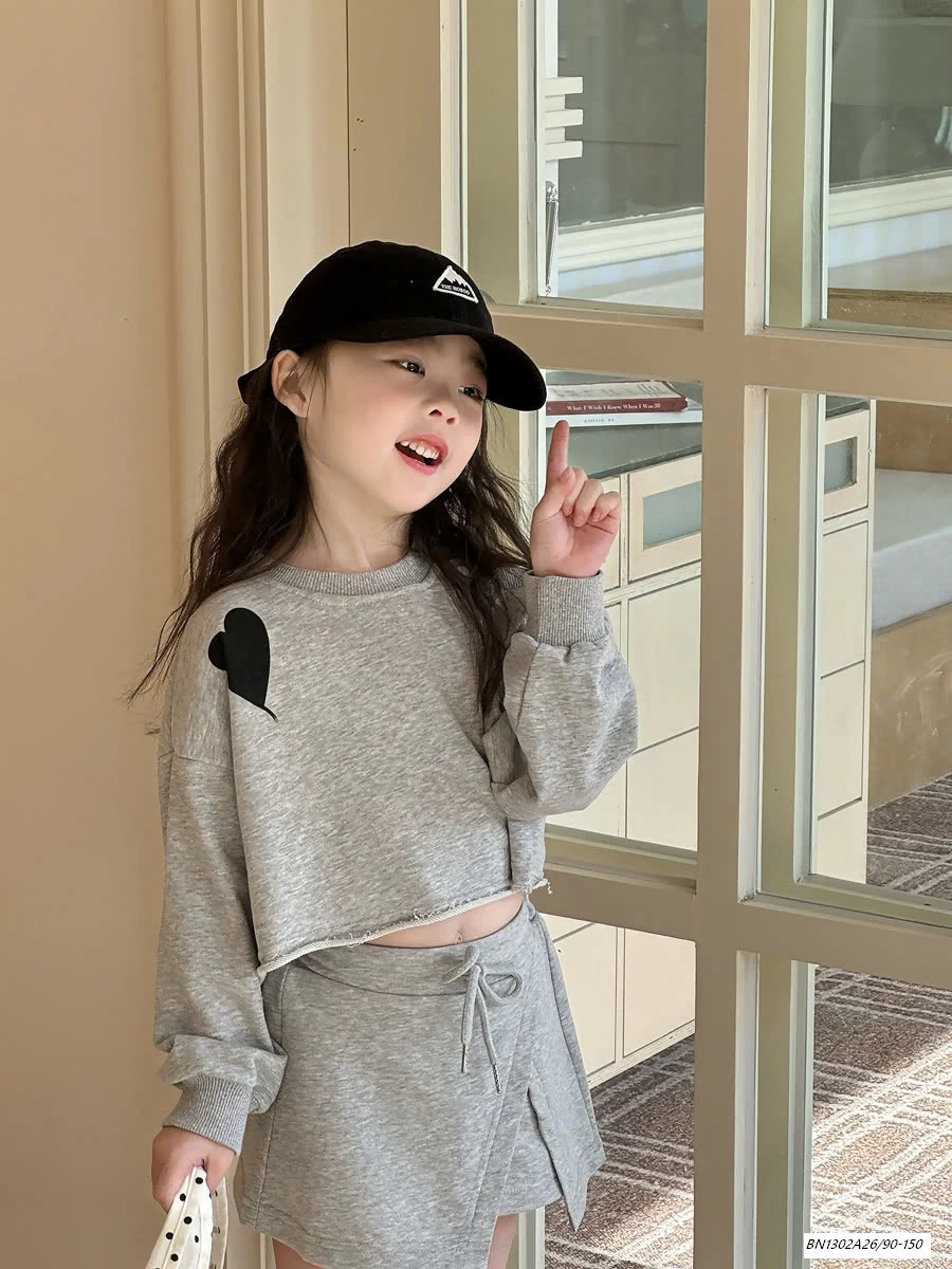 SÉT DA CÁ CROPTOP CV CHỮ A