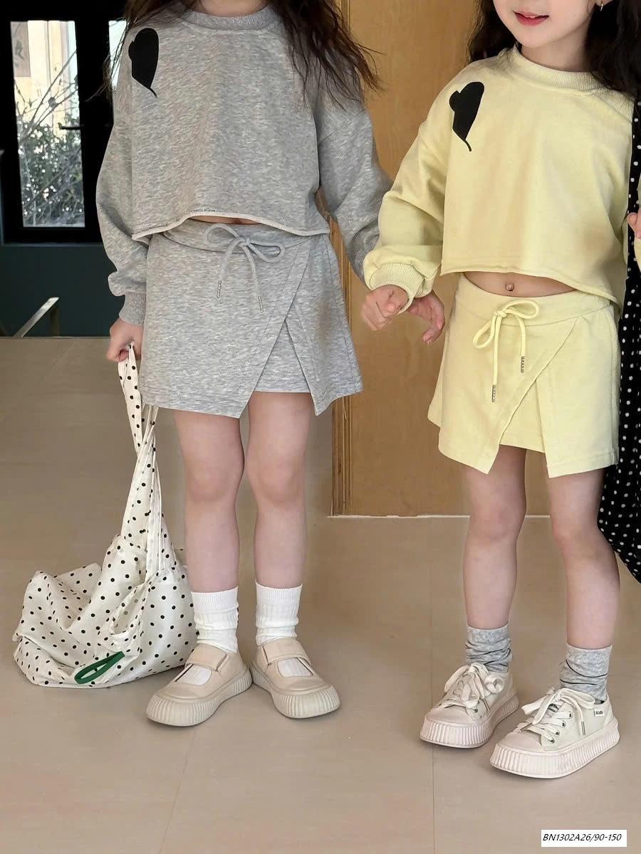 SÉT DA CÁ CROPTOP CV CHỮ A