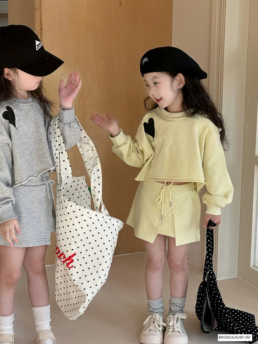 SÉT DA CÁ CROPTOP CV CHỮ A