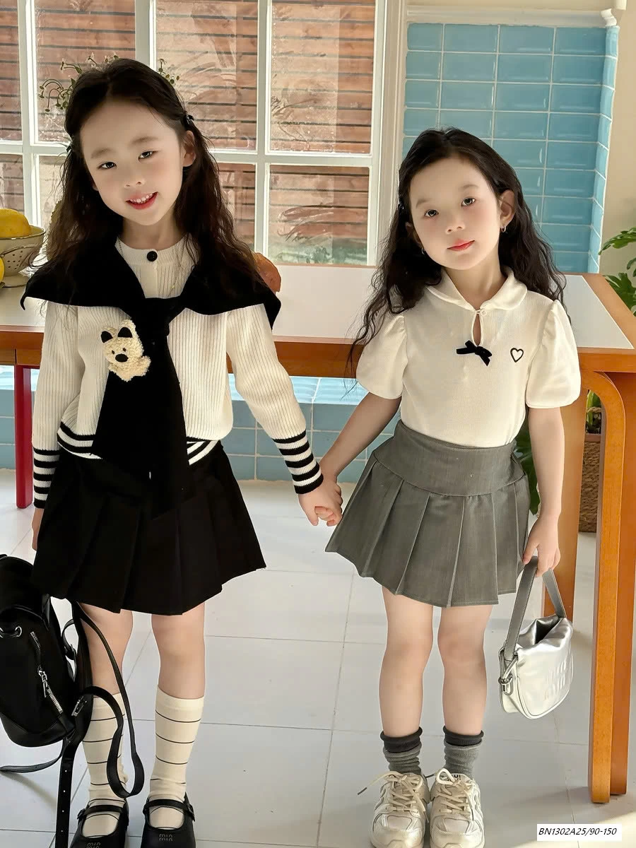 CHÂN VÁY XẾP LY NỮ SINH