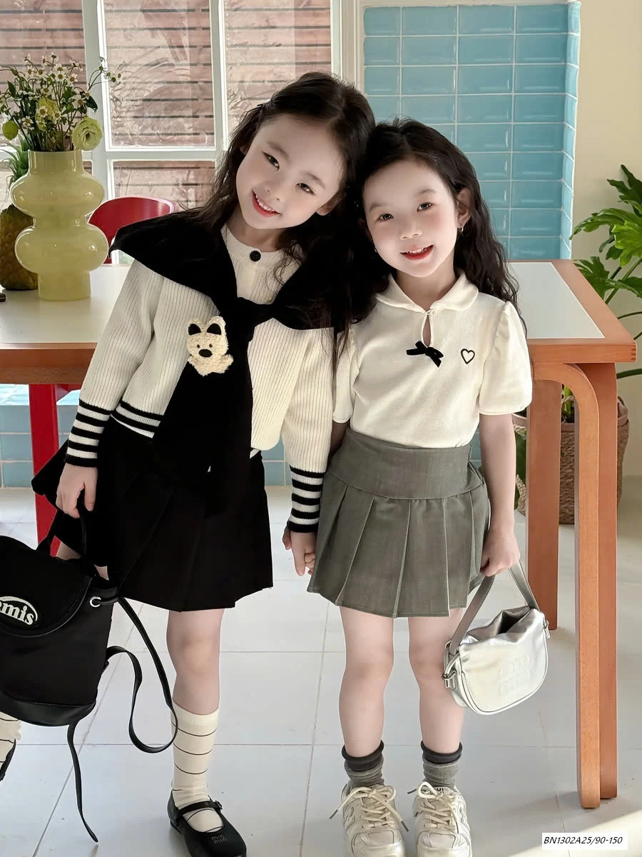 CHÂN VÁY XẾP LY NỮ SINH