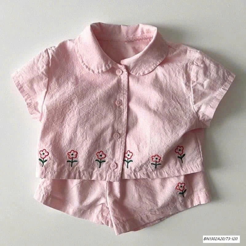 SÉT SƠ MI THÔ THÊU HOA