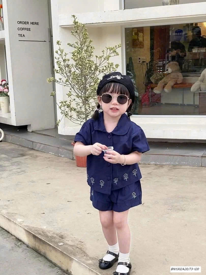 SÉT SƠ MI THÔ THÊU HOA