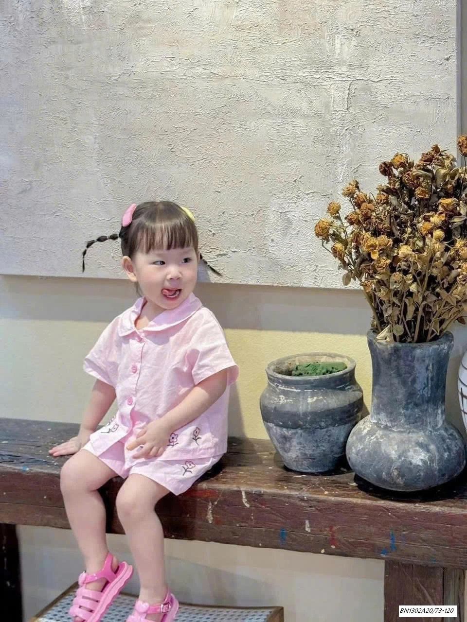 SÉT SƠ MI THÔ THÊU HOA