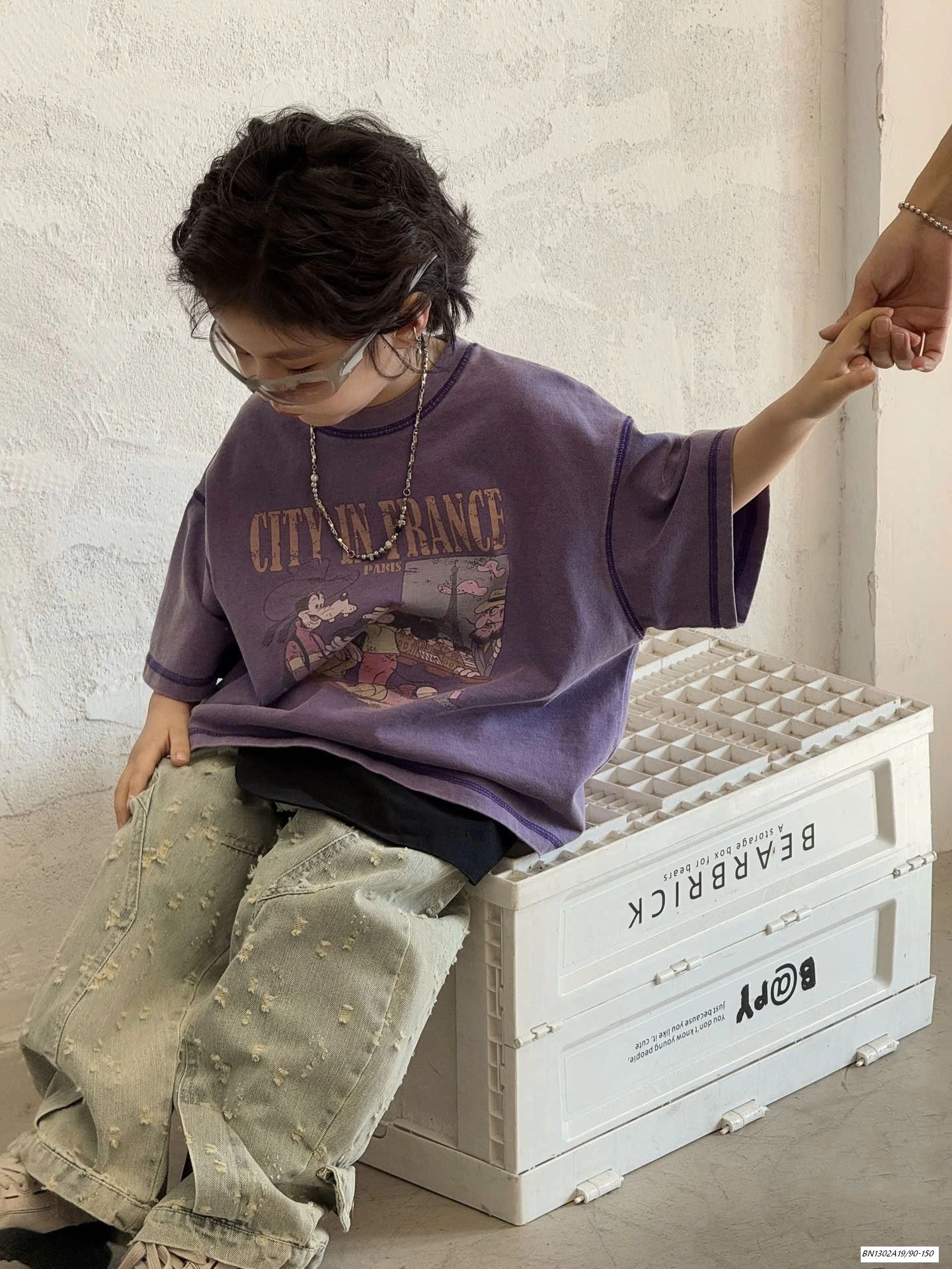 JEANS SUÔNG CÀO RÁCH