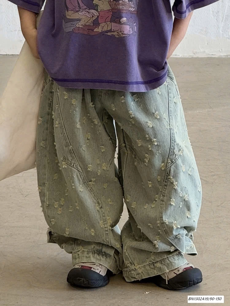 JEANS SUÔNG CÀO RÁCH