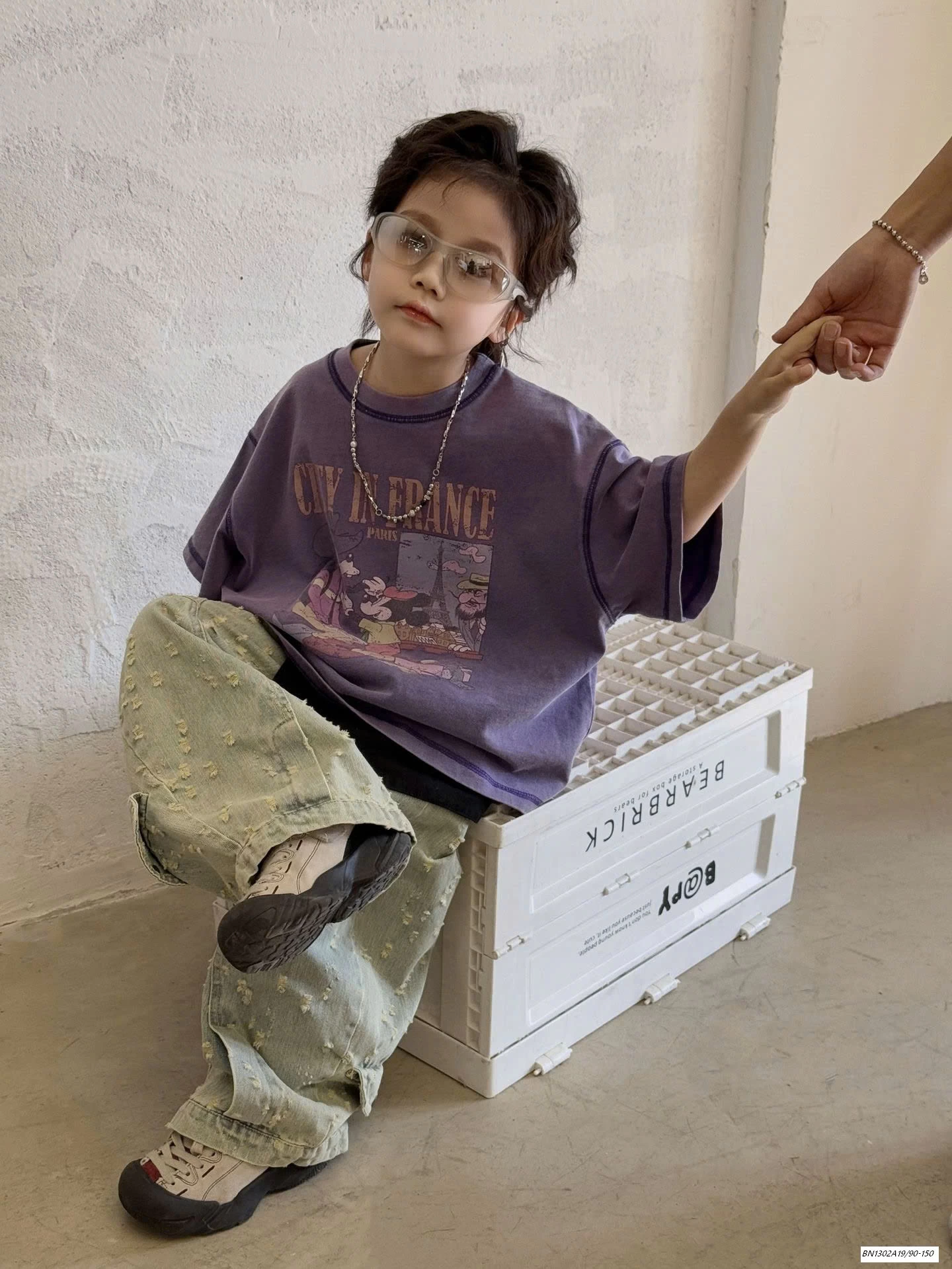 JEANS SUÔNG CÀO RÁCH