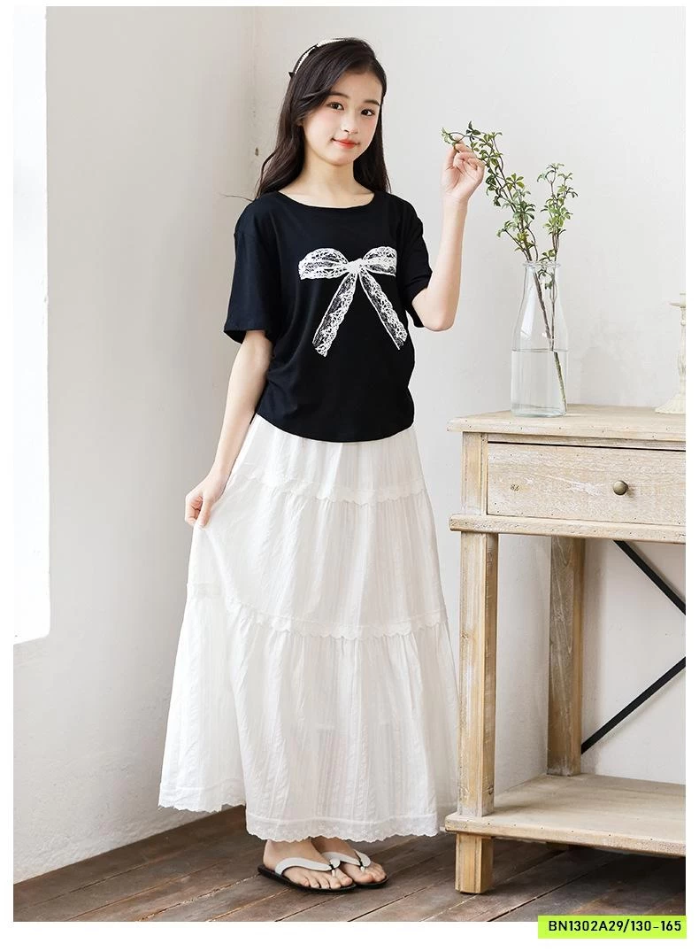 ÁO NƠ MIX CV DÁNG DÀI SZ ĐẠI