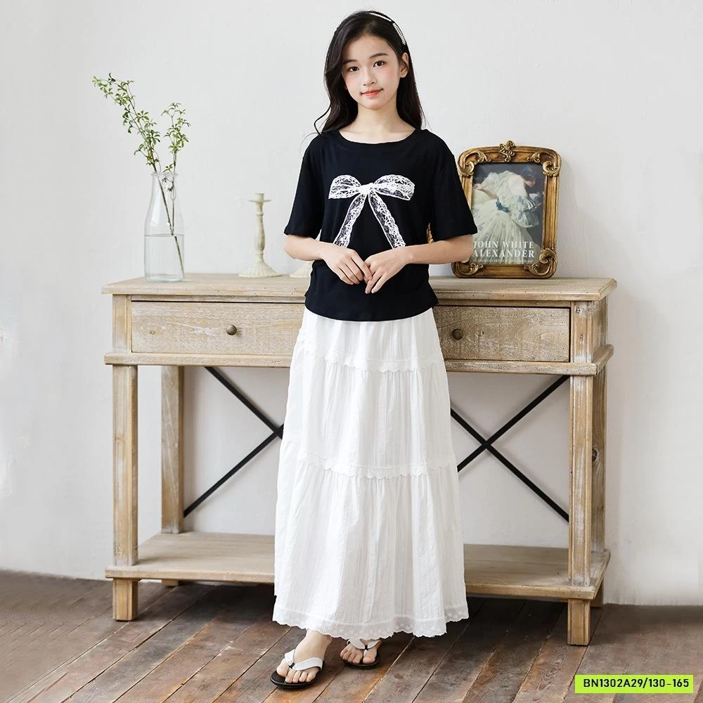 ÁO NƠ MIX CV DÁNG DÀI SZ ĐẠI