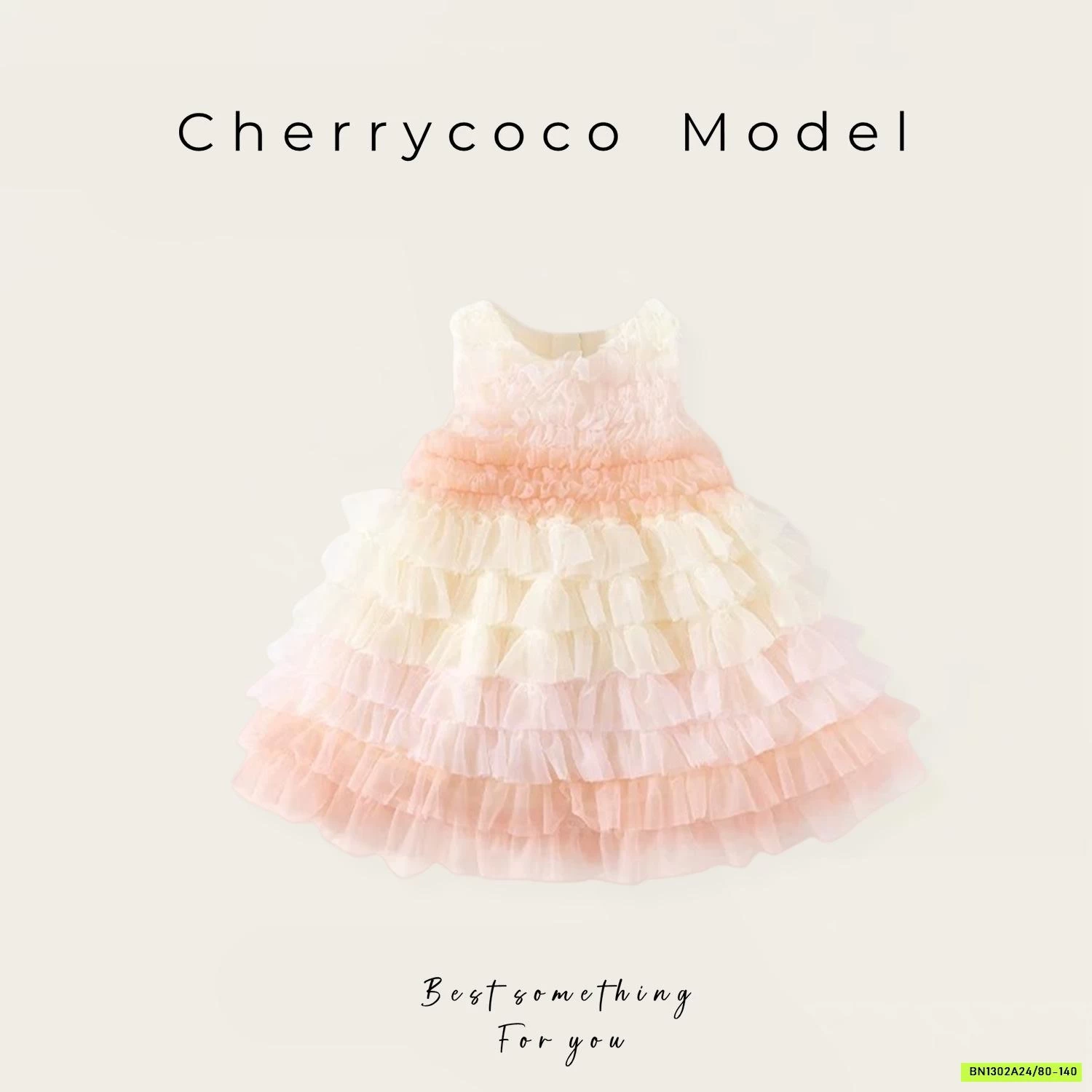 ĐẦM VOAN SẮC MÀU CHERRYCOCO