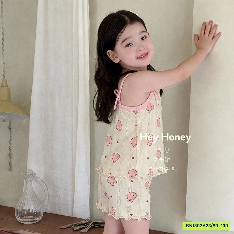 SÉT BỘ 2 DÂY THUN GIẤY HOA NHÍ