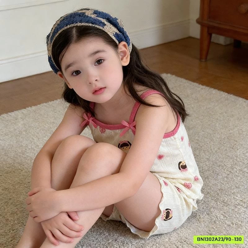 SÉT BỘ 2 DÂY THUN GIẤY HOA NHÍ