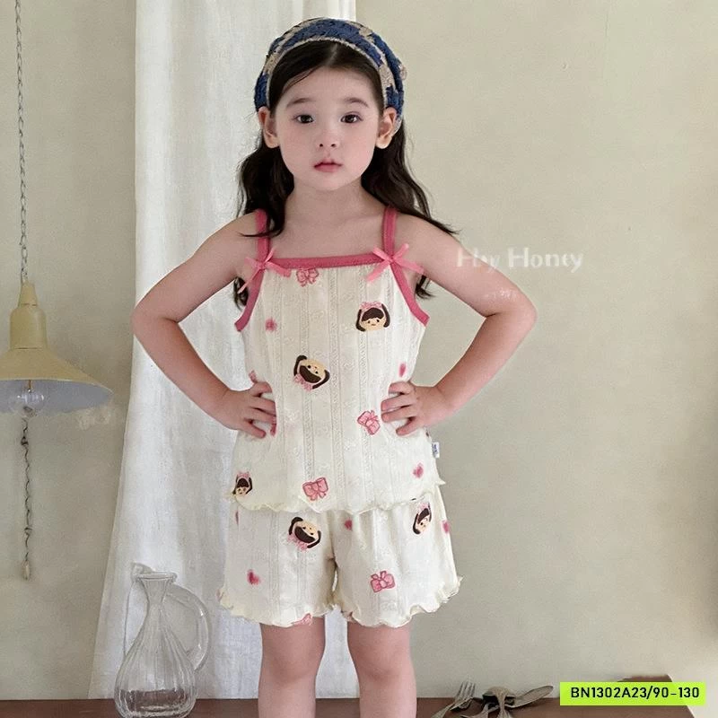 SÉT BỘ 2 DÂY THUN GIẤY HOA NHÍ