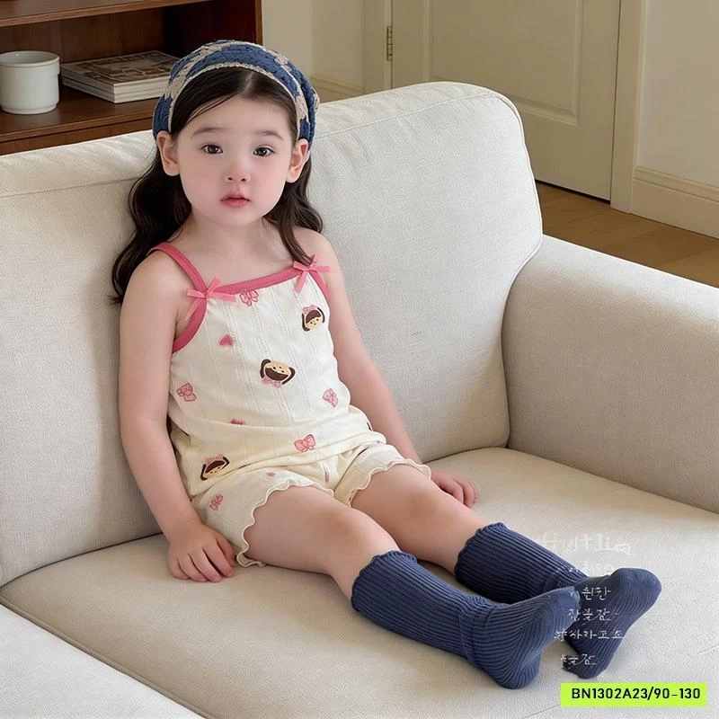 SÉT BỘ 2 DÂY THUN GIẤY HOA NHÍ