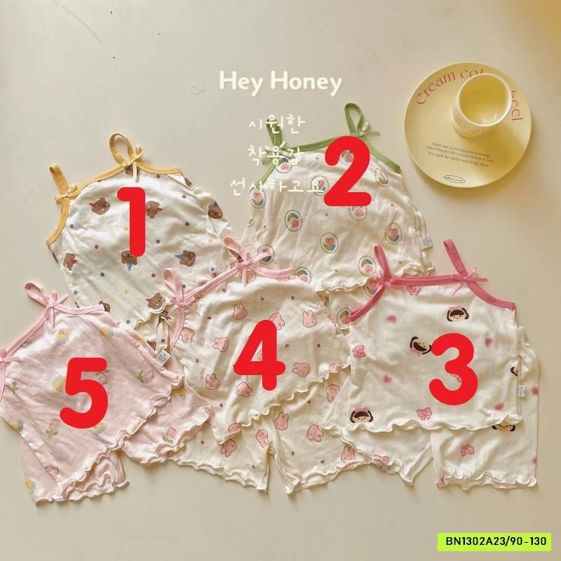 SÉT BỘ 2 DÂY THUN GIẤY HOA NHÍ