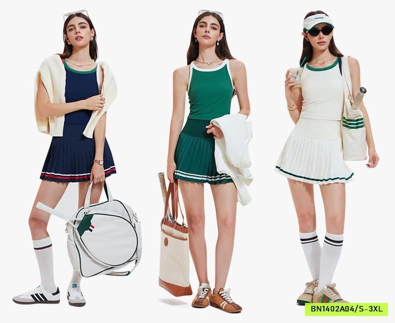 CHÂN VÁY THỂ THAO XẾP LY