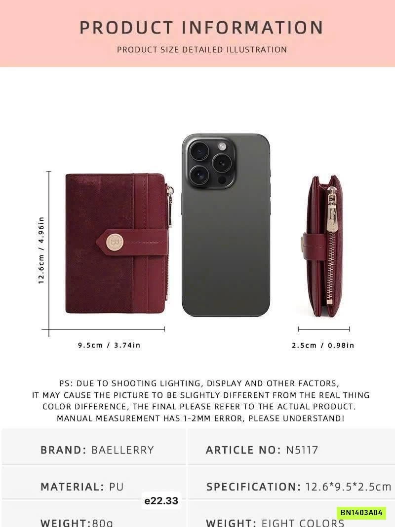 VÍ NỮ BAELERRY MINI