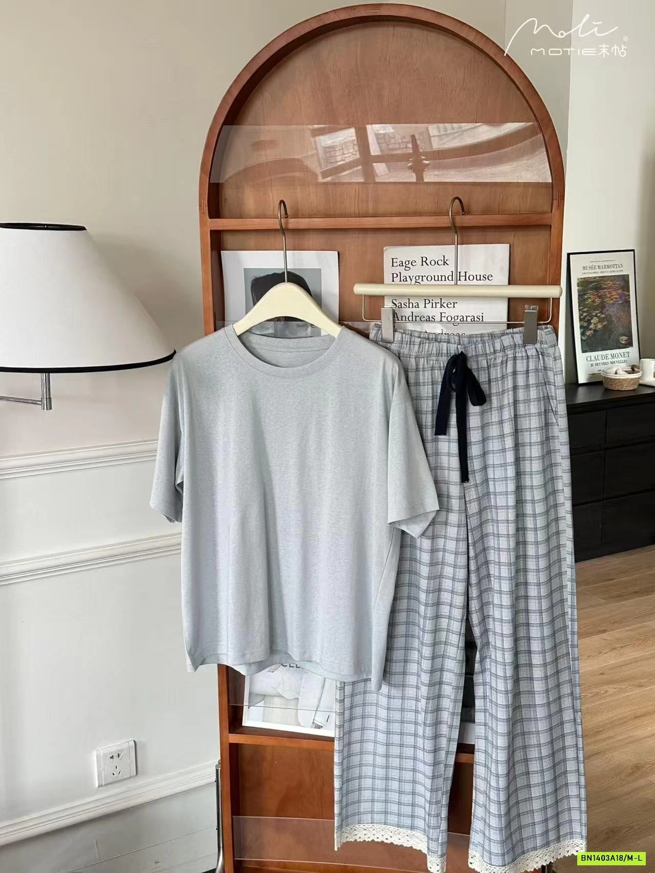 BỘ MẶC NHÀ QUẦN CARO MOTIE