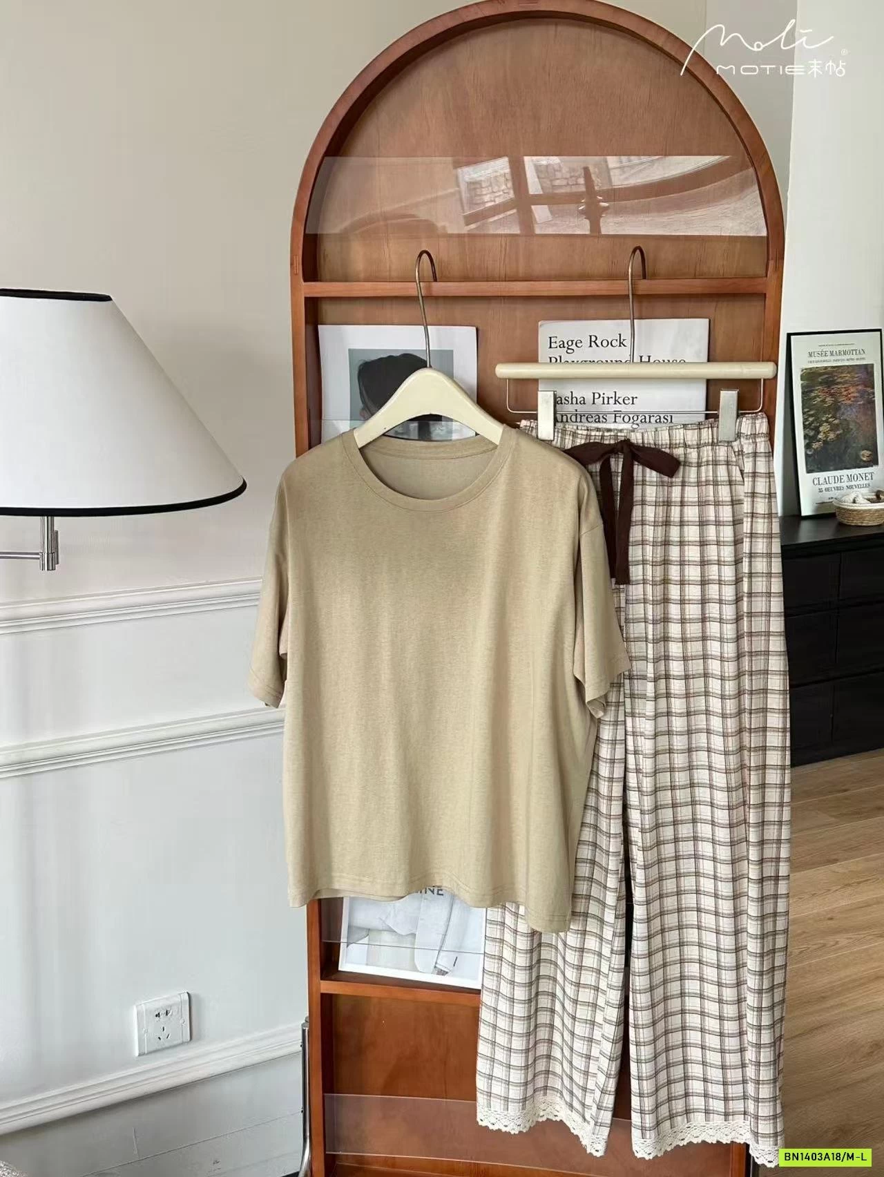 BỘ MẶC NHÀ QUẦN CARO MOTIE