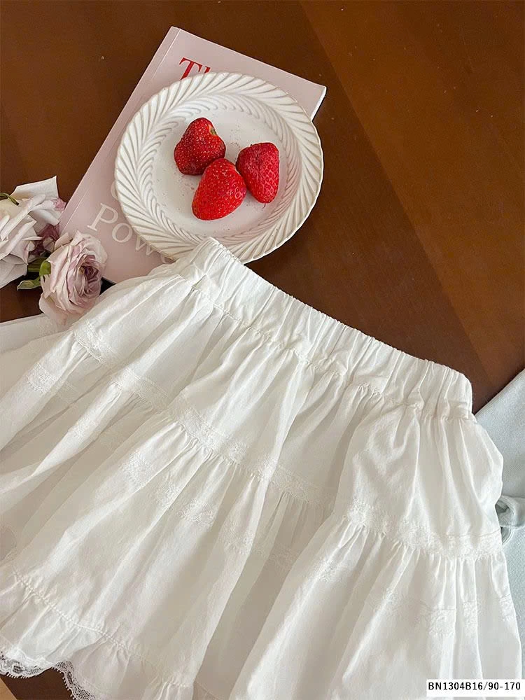 CHÂN VÁY REN TẦNG AMBB 25A001