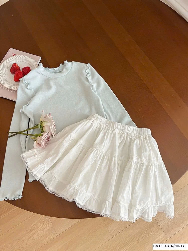 CHÂN VÁY REN TẦNG AMBB 25A001