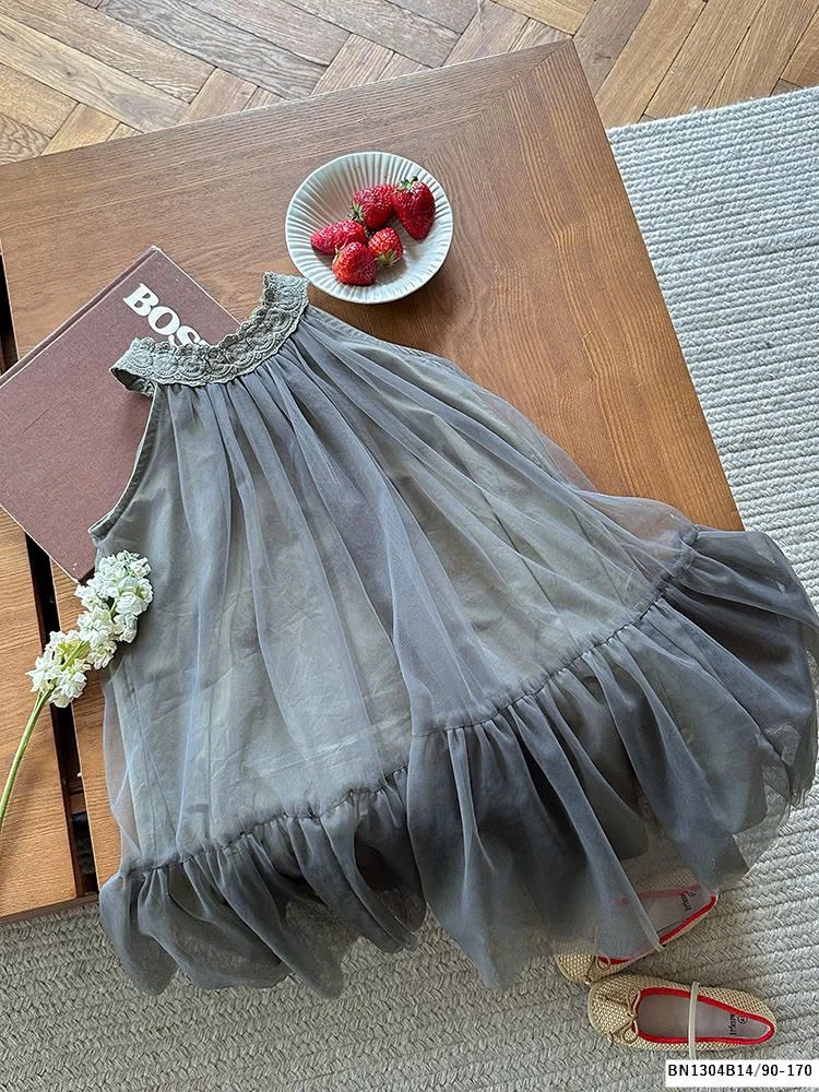 ĐẦM VOAN CỔ YẾM AMBB  25B031