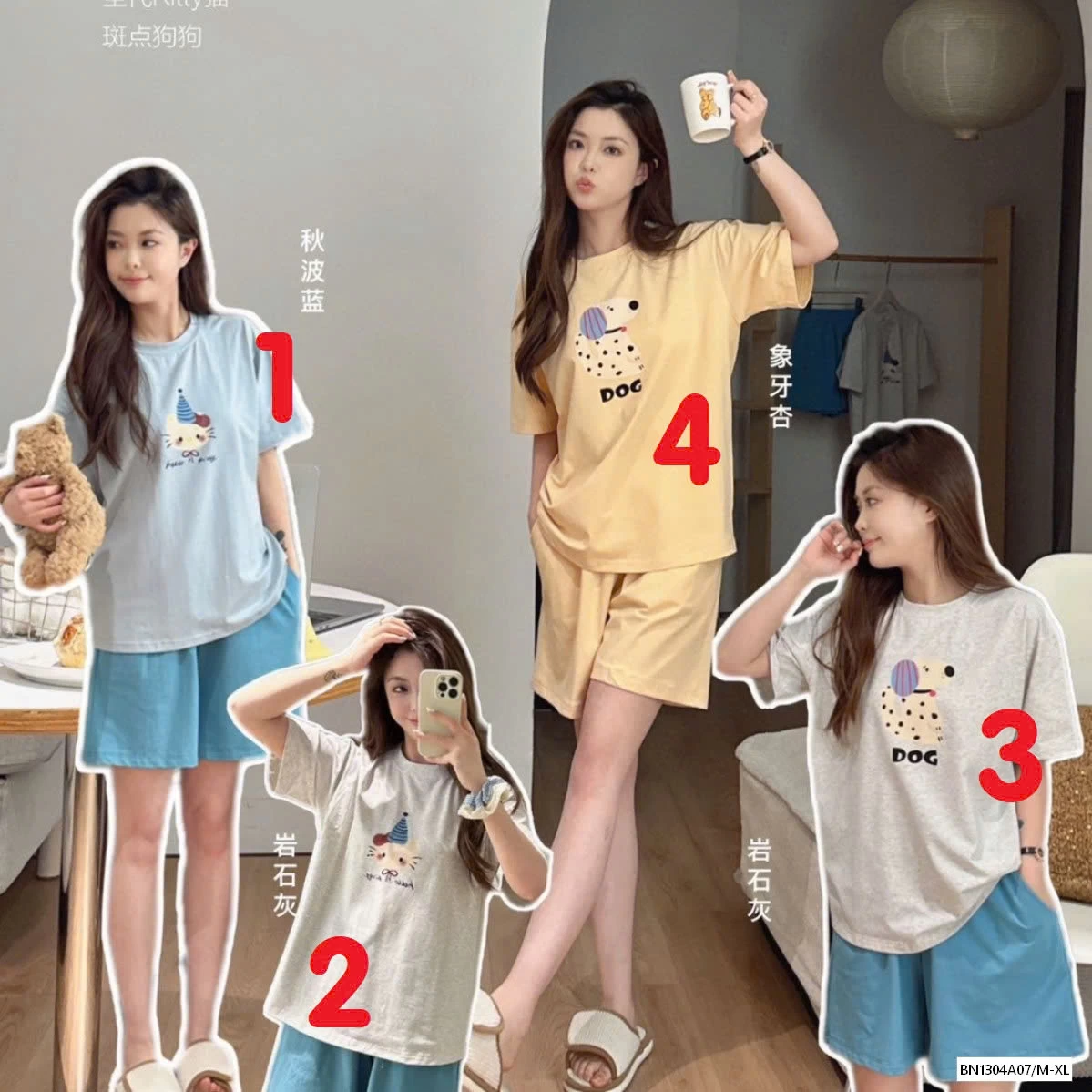 BỘ COTTON MẶC NHÀ KUTE