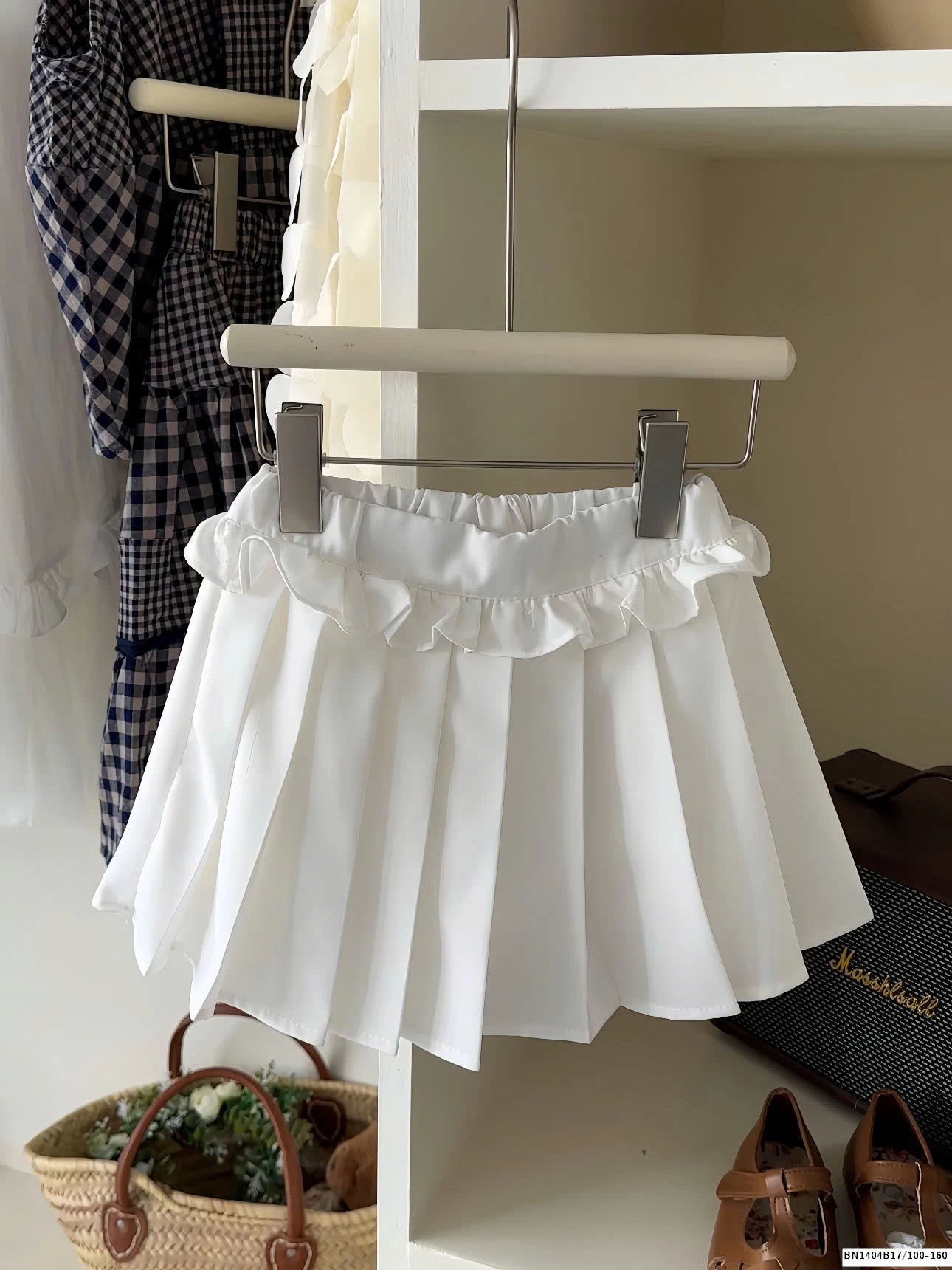 CHÂN VÁY XẾP LY BÉ GÁI LỚN