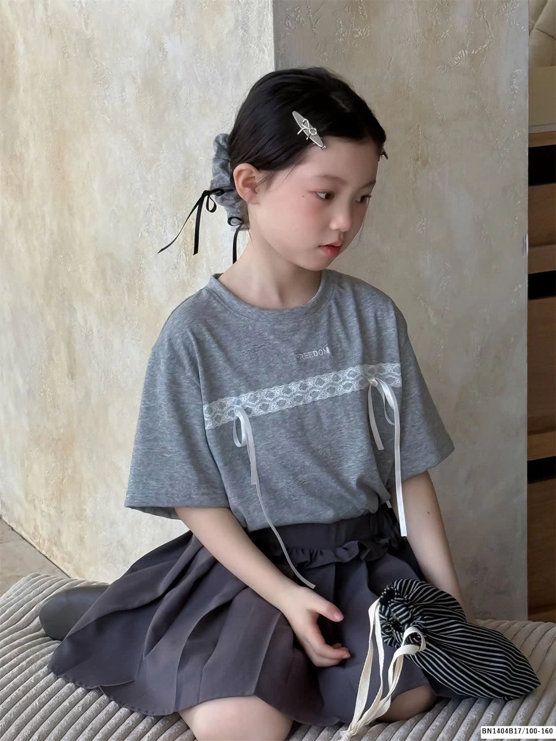 CHÂN VÁY XẾP LY BÉ GÁI LỚN