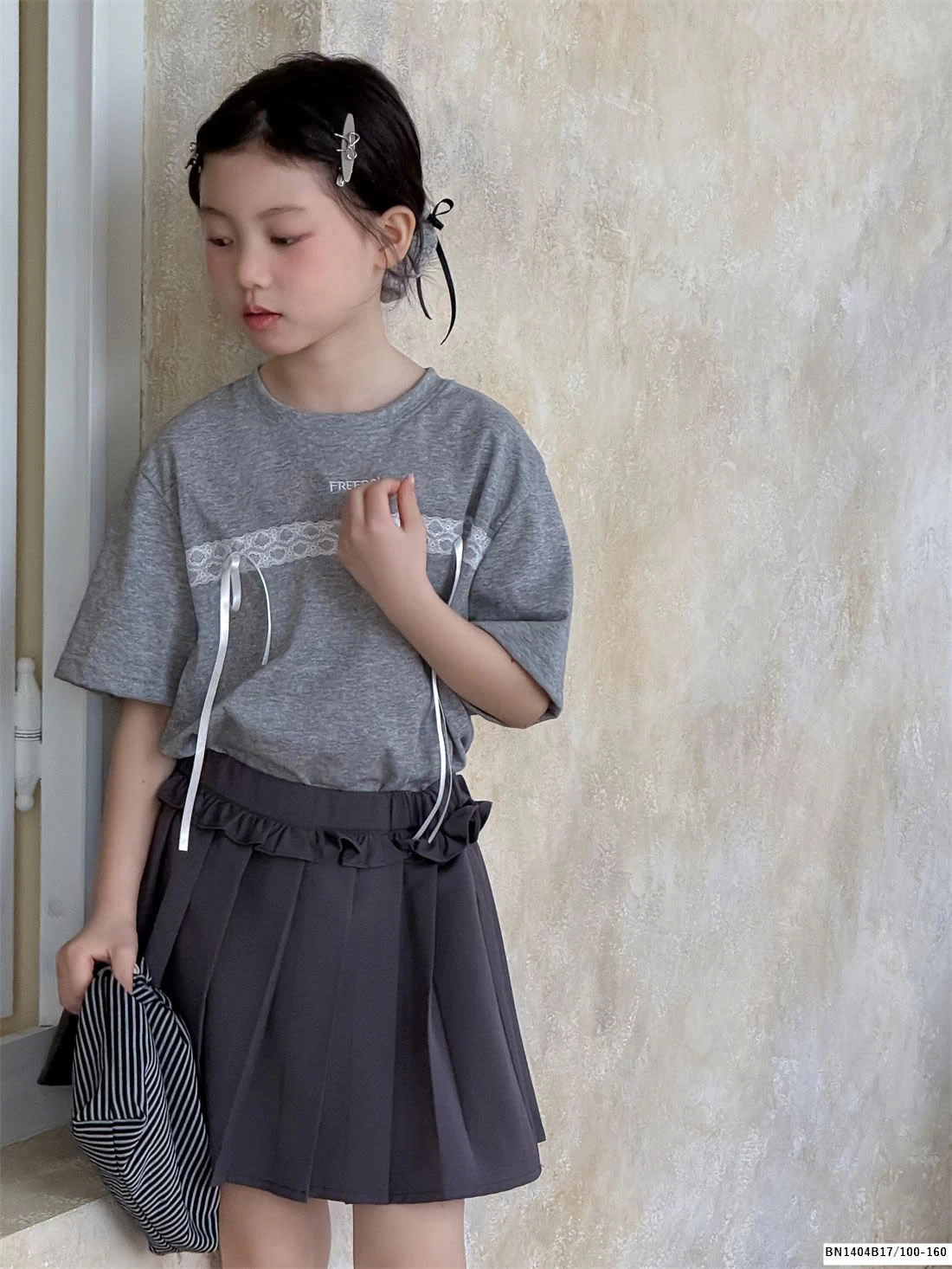 CHÂN VÁY XẾP LY BÉ GÁI LỚN