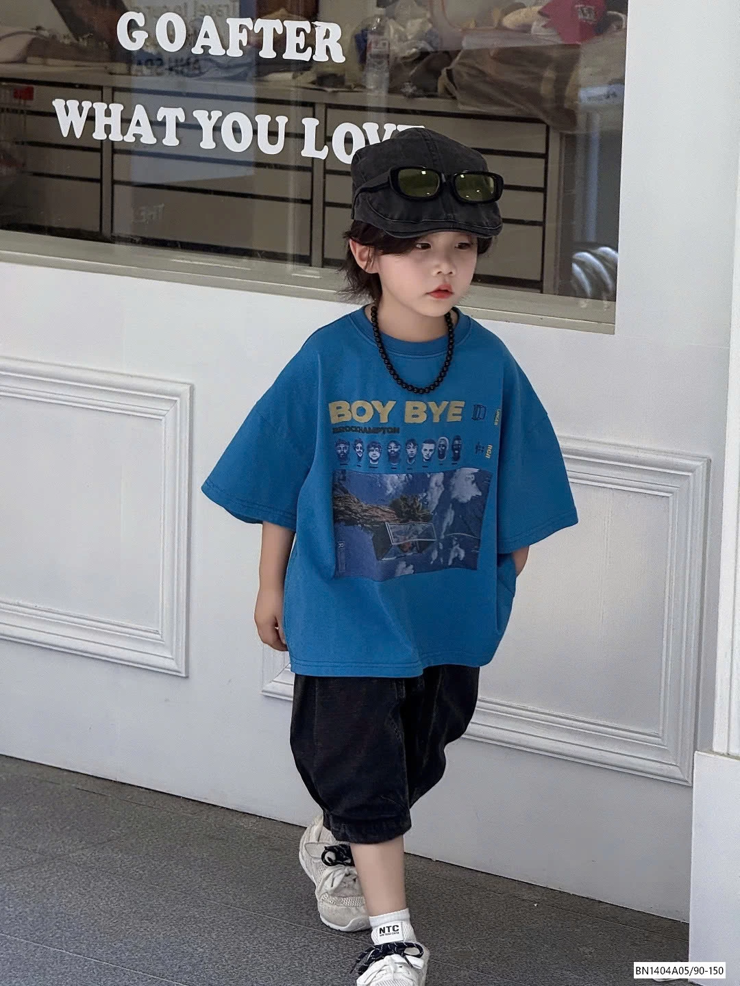 ÁO THUN XANH BOY BEY