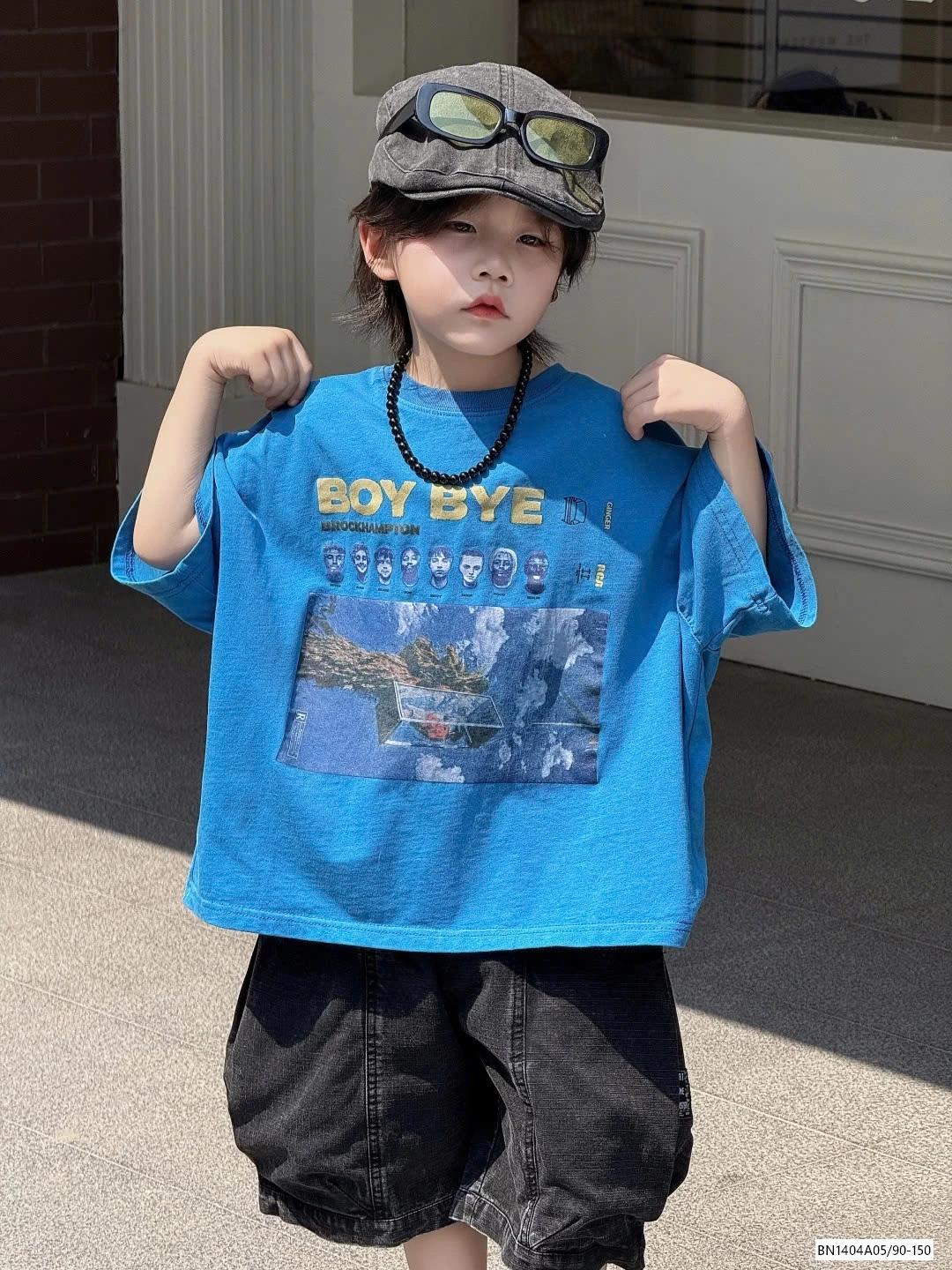 ÁO THUN XANH BOY BEY