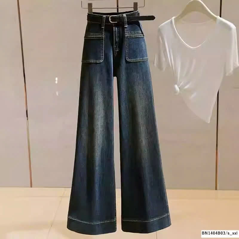 QUẦN JEAN SUÔNG ỐNG LOE