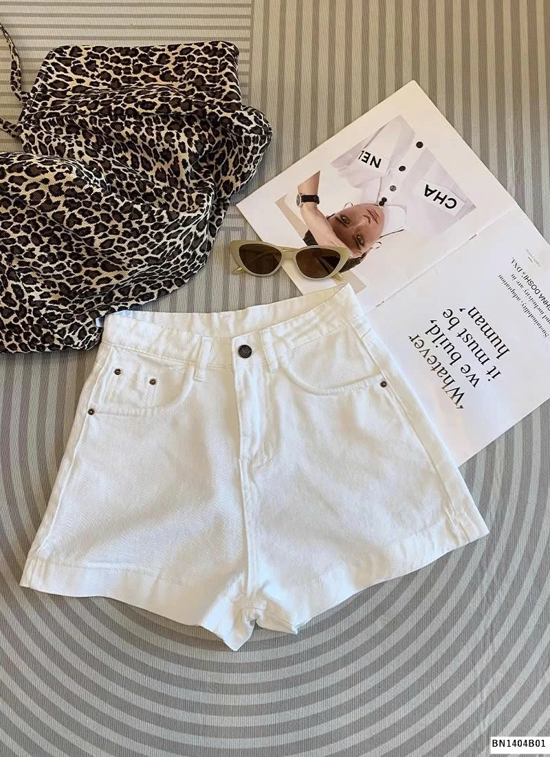 QUẦN SHORT JEAN TRẮNG
