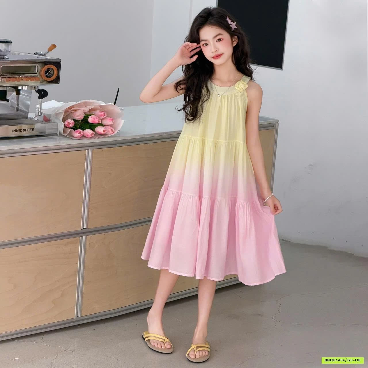 MAXI LOANG CỔ YẾM SZ ĐẠI
