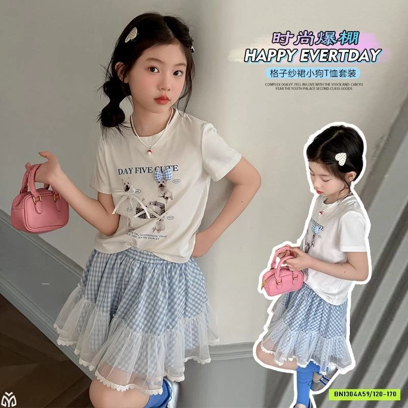 SÉT ÁO NƠ MIX CV CARO XANH