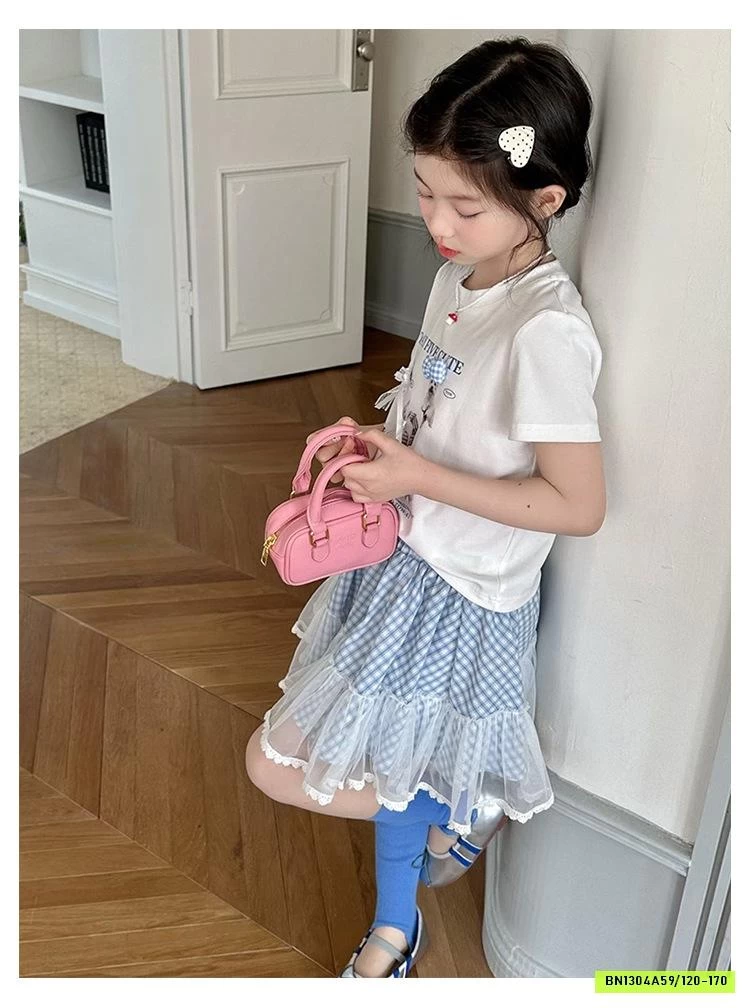 SÉT ÁO NƠ MIX CV CARO XANH