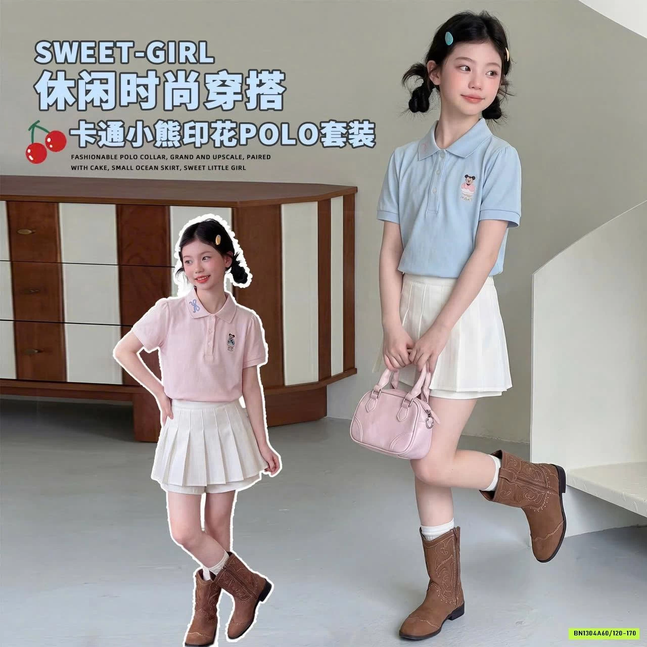 SÉT ÁO POLO MIX CV XẾP LY