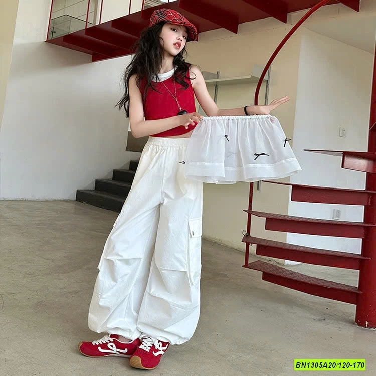 SÉT ÁO ĐỎ MIX JOGGER TRẮNG SZ ĐẠI