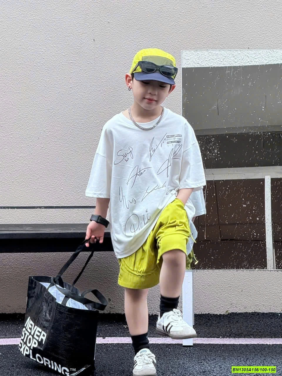 ÁO THUN KẺ MIX SHORT GIÓ